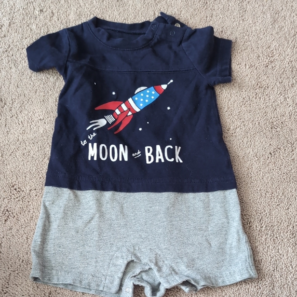 GAP Baby Navy Romper